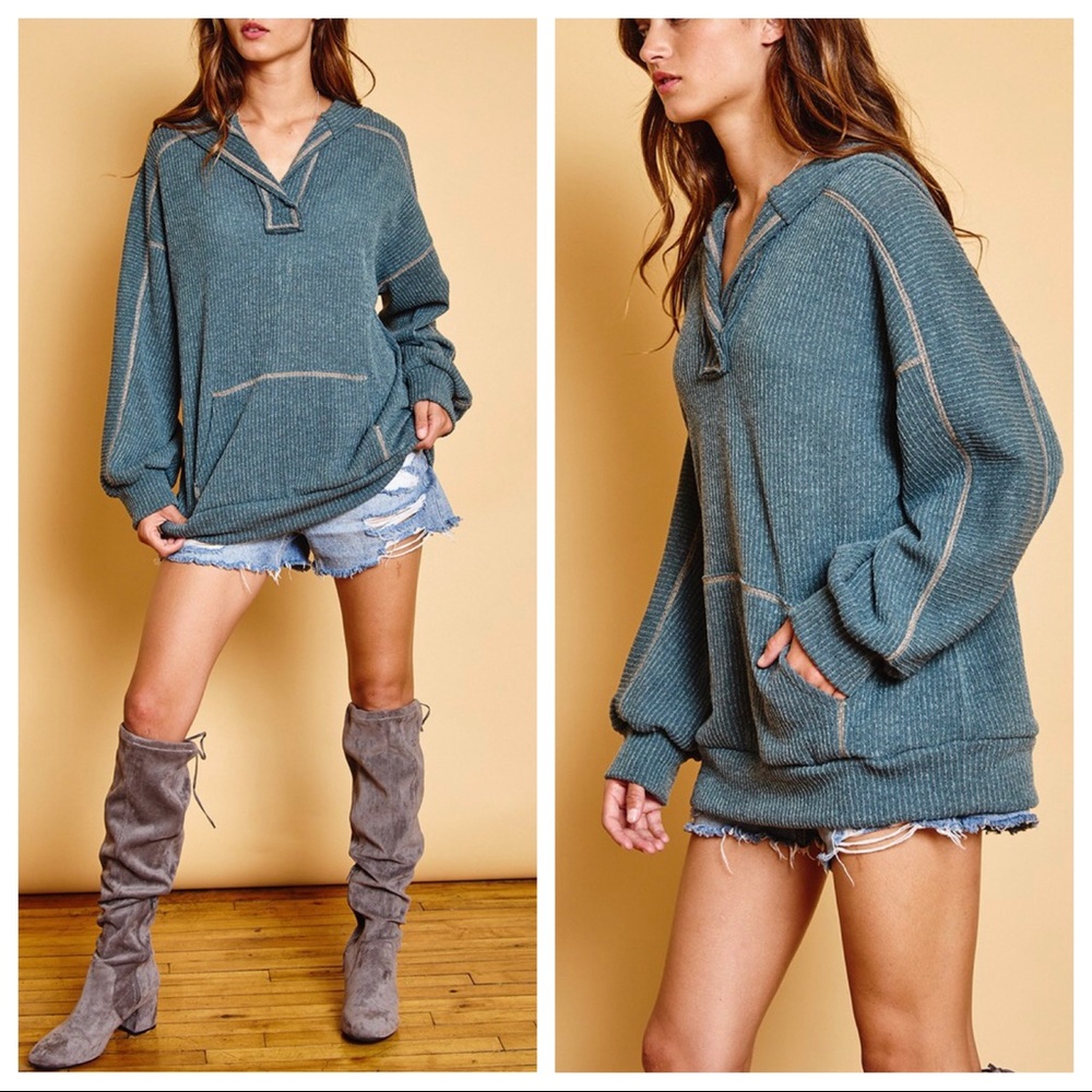 ✨RESTOCK✨Fabulous stylish Kangaroo Pocket Hoodie - Picture 2 of 6